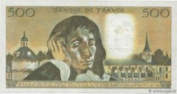 500 Francs PASCAL FRANCE  1985 F.71.33 VF