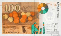 100 Francs CÉZANNE FRANCE  1997 F.74.01 UNC-