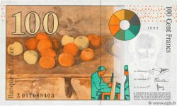 100 Francs CÉZANNE FRANCE  1997 F.74.01 UNC-