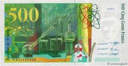 500 Francs PIERRE ET MARIE CURIE FRANCE  1994 F.76.01 pr.SPL