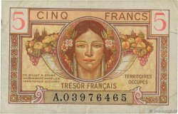 5 Francs TRÉSOR FRANÇAIS FRANKREICH  1947 VF.29.01