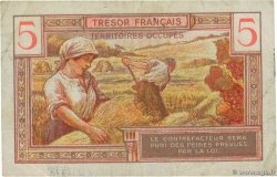 5 Francs TRÉSOR FRANÇAIS FRANCIA  1947 VF.29.01 BC