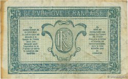 50 Centimes TRÉSORERIE AUX ARMÉES 1917 FRANKREICH  1917 VF.01.07 fSS