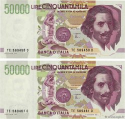 50000 Lire Lot ITALIEN  1992 P.116c