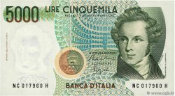 5000 Lire ITALIA  1985 P.111a SC+