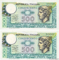 500 Lire Lot ITALIA  1979 P.094 SC+