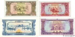 10, 20, 50 et 100 Kip Lot LAO  1975 P.20, P.21, P.22 et P.23  SC+