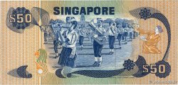 50 Dollars SINGAPORE  1976 P.13a F+