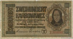 200 Karbowanez UKRAINE  1942 P.056