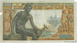 1000 Francs DÉESSE DÉMÉTER FRANKREICH  1943 F.40.24 S