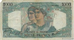 1000 Francs MINERVE ET HERCULE FRANCIA  1945 F.41.01