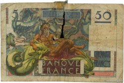 50 Francs LE VERRIER FRANKREICH  1946 F.20.01 GE