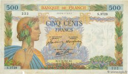 500 Francs LA PAIX Numéro spécial FRANKREICH  1941 F.32.22