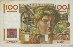 100 Francs JEUNE PAYSAN FRANCIA  1948 F.28.19 MBC