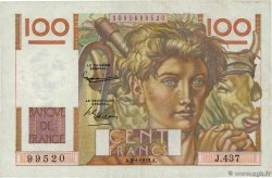 100 Francs JEUNE PAYSAN FRANCIA  1952 F.28.32