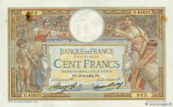 100 Francs LUC OLIVIER MERSON grands cartouches FRANCE  1934 F.24.13