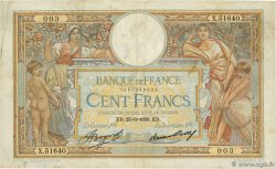 100 Francs LUC OLIVIER MERSON grands cartouches FRANCE  1936 F.24.15 TB+