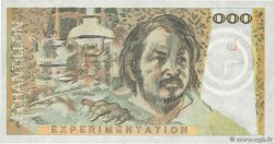 1000 Francs BALZAC Échantillon FRANCE  1980 EC.1980.01 UNC-