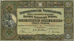 5 Francs SUISSE  1951 P.11o