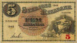 5 Kronor SUÈDE  1946 P.33ac