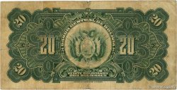 20 Bolivianos BOLIVIA  1928 P.122a F