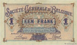 1 Franc BELGIO  1915 P.086a AU