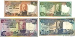 50 au 1000 Escudos Lot ANGOLA  1972 P.100 au P.103 F - VF