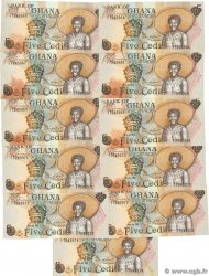 5 Cedis Consécutifs GHANA  1977 P.15b SPL+