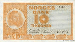 10 Kroner NORVÈGE  1972 P.31f SUP