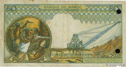 50 Dirhams MOROCCO  1968 P.55c F-