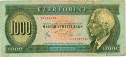 1000 Forint HUNGARY  1983 P.173b VG