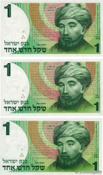 1 Nouveau Sheqel Lot ISRAEL  1986 P.51Aa UNC