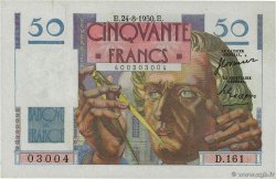 50 Francs LE VERRIER FRANCE  1950 F.20.16