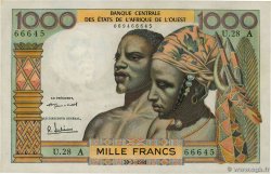 1000 Francs WEST AFRICAN STATES  1961 P.103Ab