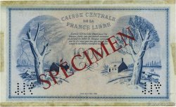 1000 Francs Phénix Spécimen AFRIQUE ÉQUATORIALE FRANÇAISE Brazzaville 1945 P.14s1 SS