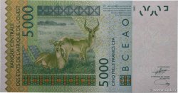 5000 Francs WEST AFRICAN STATES  2023 P.117A UNC