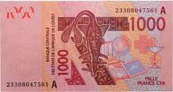 1000 Francs WEST AFRIKANISCHE STAATEN  2023 P.115A fST+