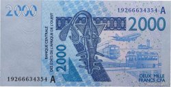 2000 Francs WEST AFRIKANISCHE STAATEN  2019 P.116A