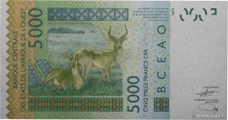 5000 Francs STATI AMERICANI AFRICANI  2023 P.417D q.FDC