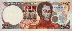 5000 Bolivares Spécimen VENEZUELA  1994 P.075as NEUF