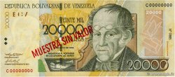 20000 Bolivares Spécimen VENEZUELA  2004 P.086cs FDC