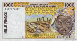 1000 Francs ÉTATS DE L AFRIQUE DE L OUEST  1991 P.111Aa