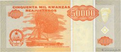 50000 Kwanzas Reajustados ANGOLA  1995 P.138 UNC-