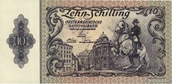 10 Schilling AUSTRIA  1950 P.128 VF+