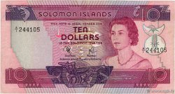 10 Dollars SOLOMON ISLANDS  1977 P.07a F