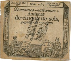 50 Sols Faux FRANCE 1793 Ass.42f