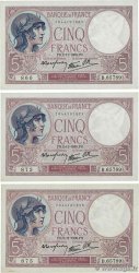 5 Francs FEMME CASQUÉE modifié Lot FRANCIA  1939 F.04.14 EBC