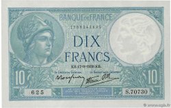 10 Francs MINERVE modifié FRANCE  1939 F.07.05