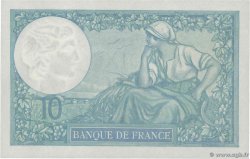 10 Francs MINERVE modifié FRANKREICH  1939 F.07.05 fST+