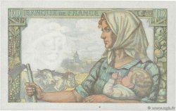 10 Francs MINEUR FRANCIA  1944 F.08.11 q.FDC